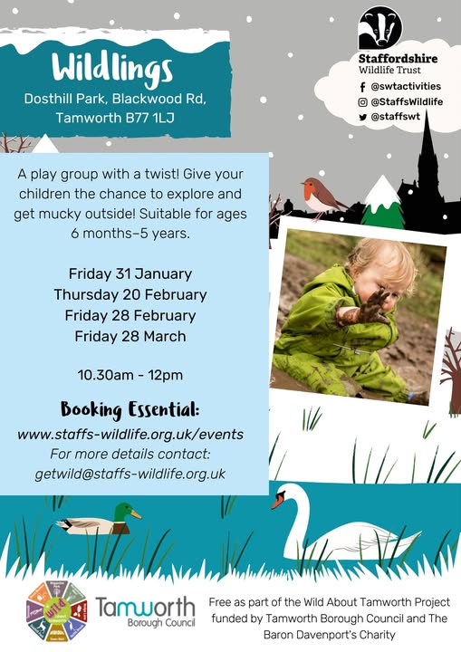 Free Wildings Sessions At Dosthill Park 