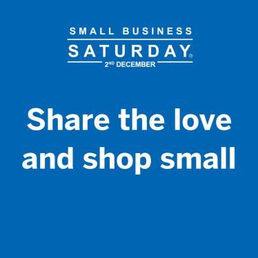 Share the love and shop small