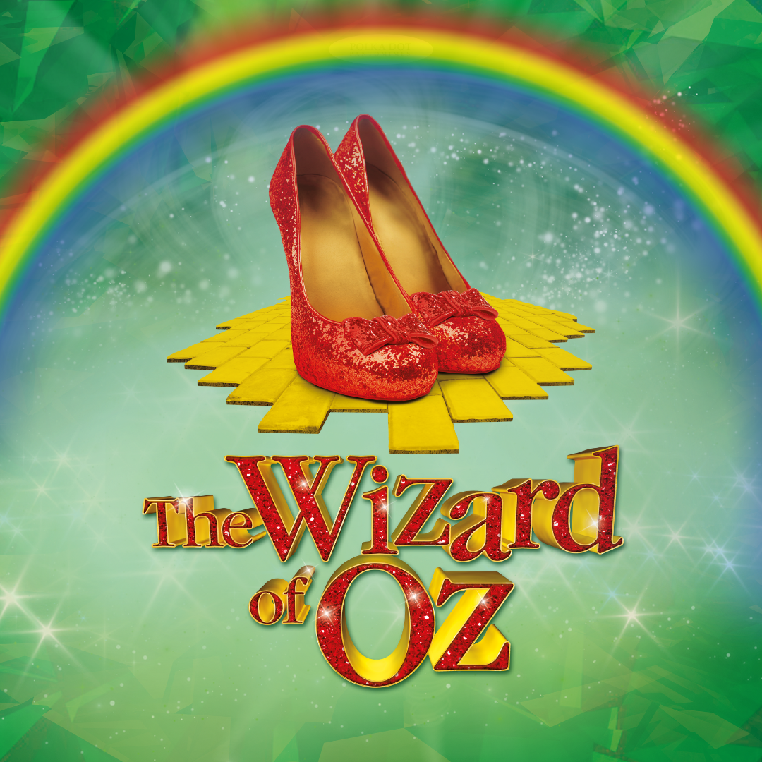 The Wizard of Oz Poster with red heeled shoes