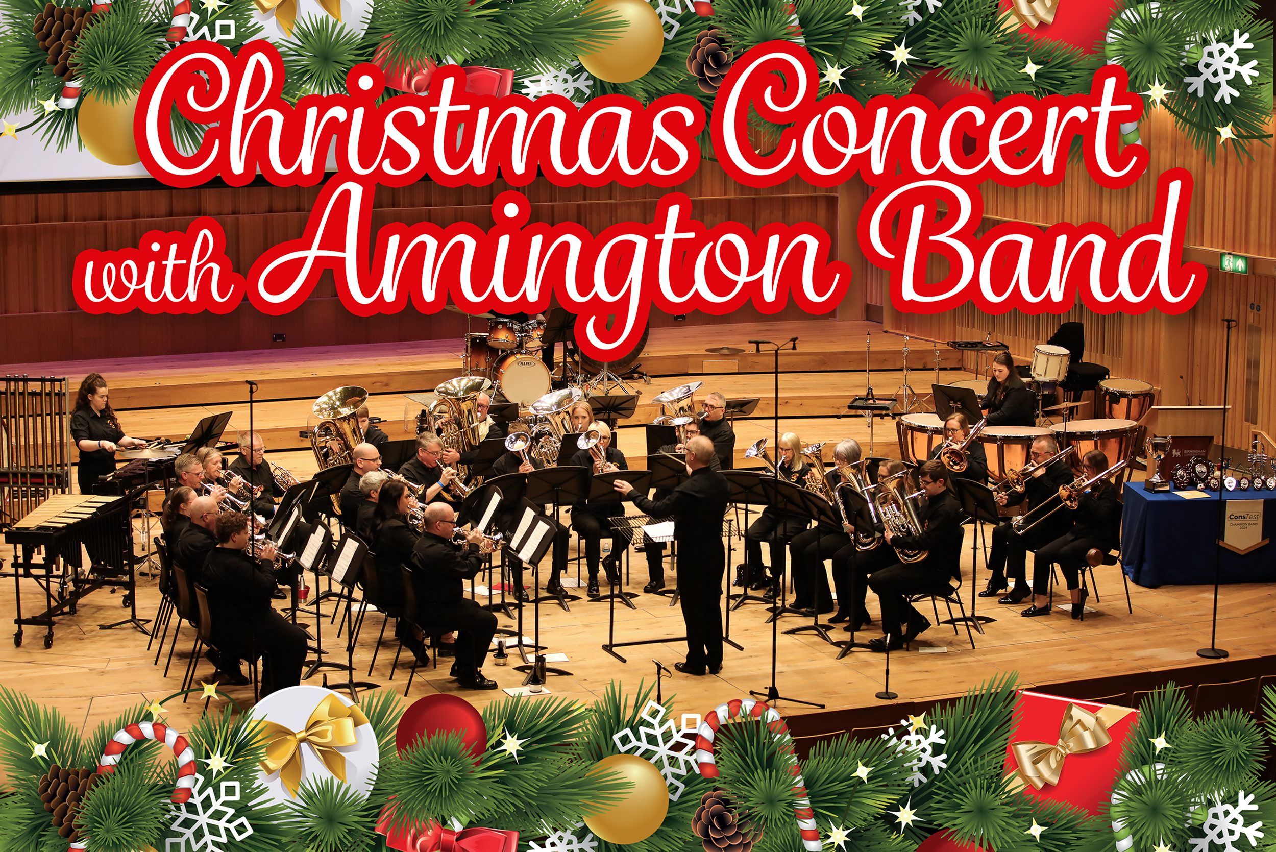 Amington Band Christmas poster