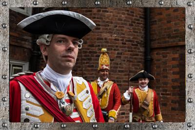 Tamworth Castle Lace Wars Re-enactment, Pulteney Regiment photo