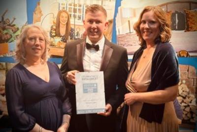 Castle staff receiving award 